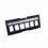 Pannello Frontale Adattatore 6 Posti RJ45 Keystone UTP per Pannello Patch