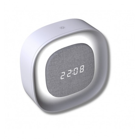 Sveglia Wireless Multifunzione con Luce Notturna Regolabile IC-CLOCK-56WH