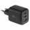 Nano Caricatore Alimentatore GaN 2xUSB-C™ (PD) + USB-A (QC) da Muro 65W Nero