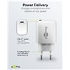 Caricatore Alimentatore GaN USB-C™ PD da Muro 25W Bianco