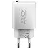 Caricatore Alimentatore GaN USB-C™ PD da Muro 25W Bianco