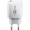 Caricatore Alimentatore GaN USB-C™ PD da Muro 25W Bianco