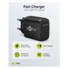 Caricatore Alimentatore GaN USB-C™ PD da Muro 25W Nero