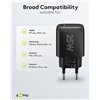 Caricatore Alimentatore GaN USB-C™ PD da Muro 25W Nero