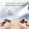 Caricatore Alimentatore GaN USB-C™ 30W e USB-A QC3.0 da Muro