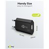 Caricatore USB 1A 5W Compatto Spina Europea Nero