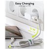 Caricatore USB 1A 5W Compatto Spina Europea Bianco