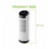 Mini Ventilatore a Torre 13'' 3 Velocità con Interruttore Touch Oscillazione 70° e Timer IC-FAN-TF1