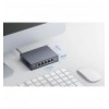 Switch con 5 Porte 2.5G Ethernet Custodia in Metallo, HS105