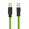 Cavo di Rete Industriale M12 RJ45 Cat. 6A SFTP PUR 1m