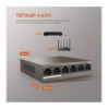 Switch Desktop 6 porte 10/100M con 4 Porte PoE 63W, TEF1106P-4-63W I-SWHUB TEF1106P4