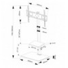 Supporto a Pavimento per TV LCD/LED/Plasma 32-70'' ICA-TR59