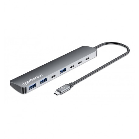 Hub 7 porte USB3.2 10G/5G 4x USB-C™ + 3x USB-A con Power Delivery IUSB32C-HUB3A3CPD