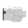 Frutto Keystone RJ45 Cat.6A 10G Slim STP Toolless Nero