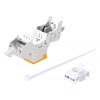 Frutto Keystone RJ45 Cat.6A 10G Slim STP Toolless Arancione