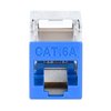 Frutto Keystone RJ45 Cat.6A 10G Slim STP Toolless Blu