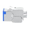Frutto Keystone RJ45 Cat.6A 10G Slim STP Toolless Blu