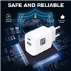 Caricatore Alimentatore USB-C™ 20W e USB-A 18W da Muro