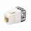Frutto Keystone RJ45 Cat.6 UTP 180° Toolless Bianco
