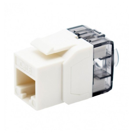 Frutto Keystone RJ45 Cat.6 UTP 180° Toolless Bianco IWP-MD C6/180WI