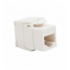 Frutto Keystone RJ45 Cat.6 UTP 180° Toolless Bianco