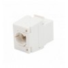 Frutto Keystone RJ45 Cat.6 UTP 180° Toolless Bianco