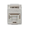 Frutto Keystone RJ45 Cat.6 UTP 180° Toolless con Otturatore