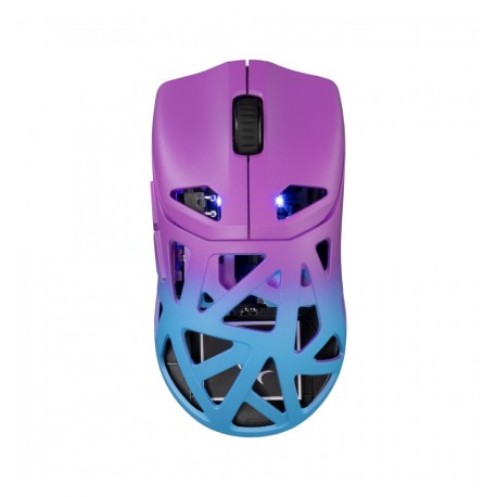 Mouse Ottico Wireless Gaming 24000 Dpi Retroilluminazione DPI LED Blu Viola