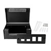 Box di Distribuzione 4 Porte Nero