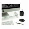 Stand da Scrivania per Monitor o Notebook in Vetro Trasparente ICA-MS 062