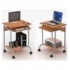 Scrivania Mobile ''Compact'' per Computer Ripiano Tastiera Scorrevole ICA-TB S005