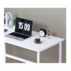 Scrivania per Computer dal Design Moderno per Casa e Ufficio Bianco ICA-TB 3545W