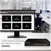 Smart Switch Web 10 porte Gigabit PoE+ 1 porta SFP, GS-5210PLG