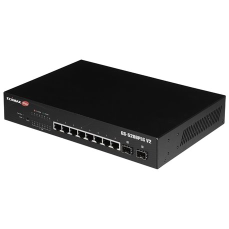 Smart Switch Web 10 porte Gigabit PoE+ 2 porte SFP