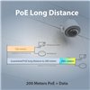 Smart Switch Web 10 porte Gigabit PoE+ 2 porte SFP, GS-5208PLG V2