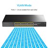 Switch Gigabit PoE+ a 24 porte con 4 porte Gigabit Combo, GS2028PS4