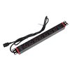 Multipresa 8 Posti da Rack 19'' con Staffa Ruotabile 360° VDE 10A I-CASE STRIP-81V36