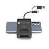 Adattatore USB-A/USB-C™ a NVME/SATA M.2 con Lettore Memorie SD/TF