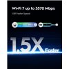 Router WiFi 7 Dual-Band BE3600 2,5G WAN 6500Mbps, WR3600H
