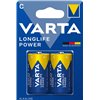 Blister 2 Batterie 1.5V Longlife Power Alcalina C Mezza Torcia IBT-KVT-CLLP2P