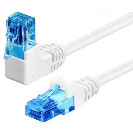 Cavo di rete Patch Connettore Angolato 90° CCA Cat.6A UTP 0