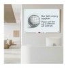 Lavagna Magnetica in Vetro Bianco 60x90 cm