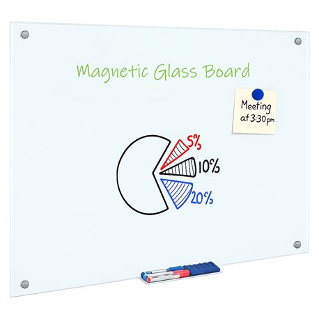 Lavagna Magnetica in Vetro Bianco 88x120 cm ICA-WH G88120