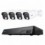 Kit Videosorveglianza NVR PoE 8CH 2TB HDD e 4 Telecamere di Sicurezza PoE, PS2KB02-8
