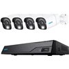 Kit Videosorveglianza NVR PoE 8CH 2TB HDD e 4 Telecamere di Sicurezza PoE