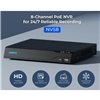 Kit Videosorveglianza NVR PoE 8CH 2TB HDD e 4 Telecamere di Sicurezza PoE, PS2KB02-8