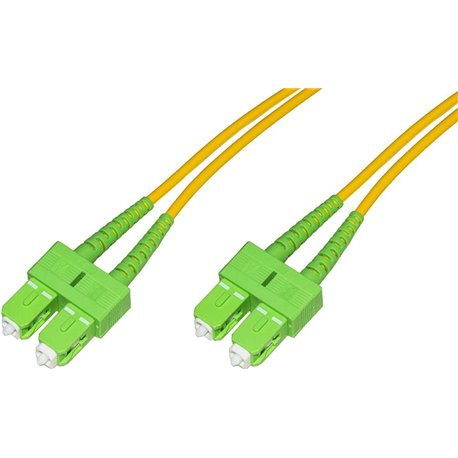 Cavo Fibra Ottica Monomodale OS2 SC/APC Duplex a SC/APC Duplex 9/125 G657.A2 3m ILWL D9-BA-030