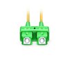 Cavo Fibra Ottica Monomodale OS2 SC/APC Duplex a SC/APC Duplex 9/125 G657.A2 5m