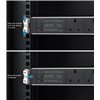 Confezione da 2 pz Clip di Montaggio su Rack 1U Senza Attrezzi