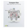 Splitter 2 vie per satellite 100 db, 1750 Mhz ICOC SAT-SPL2